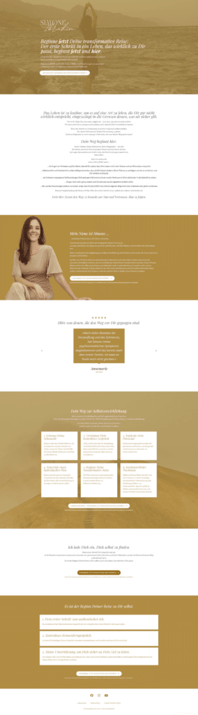Simone Kr&auml;mer Coaching &ndash; Webseite f&uuml;r pers&ouml;nliche Entwicklung mit WordPress erstellt.